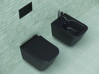 Биде подвесное Ceramica Nova Metric CN3008MB чёрный матовый